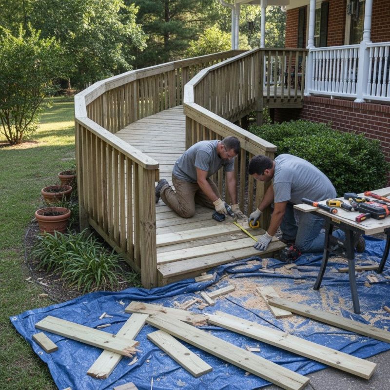Handicap Ramp Installation